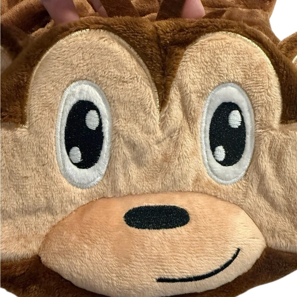 Kids Monkey Plush Hooded Onesie Play Party Costume Halloween by MCM